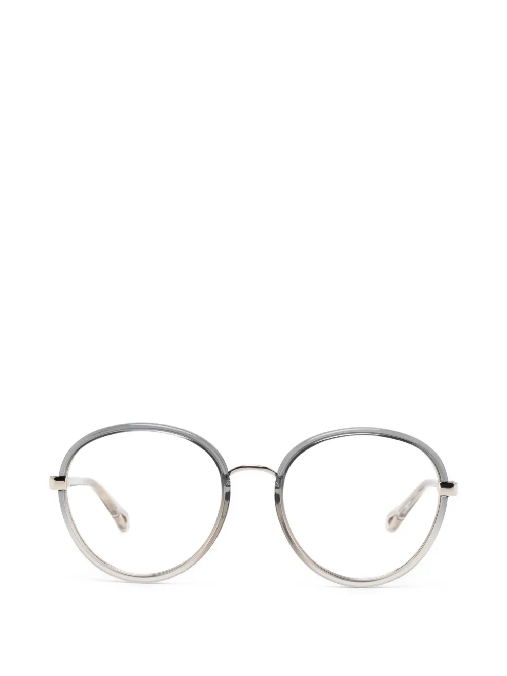 Chloé Eyewear Occhiali tondi - Grigio