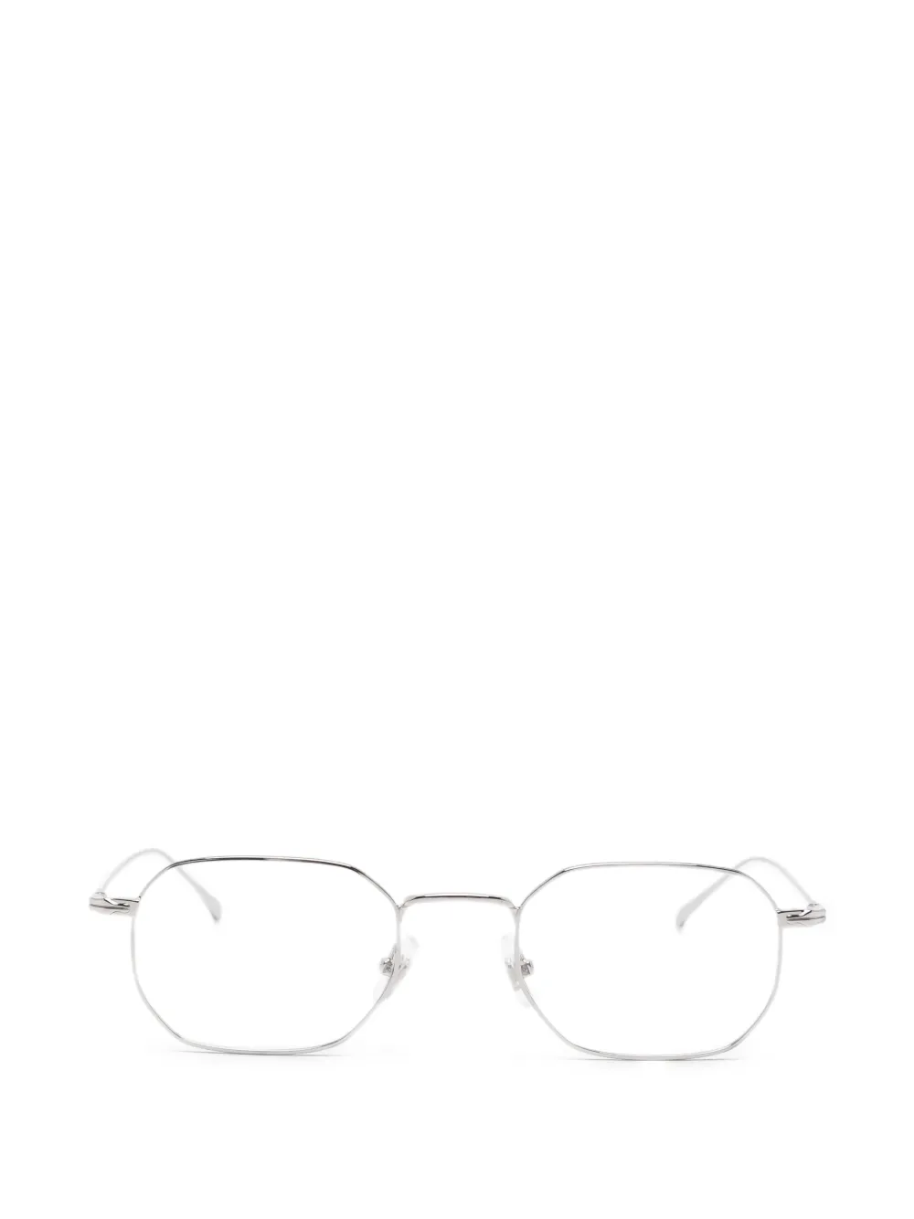 Montblanc geometric-frame glasses - Grigio