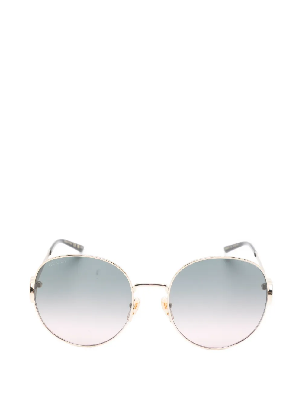 Gucci Eyewear gg logo round sunglasses - Oro