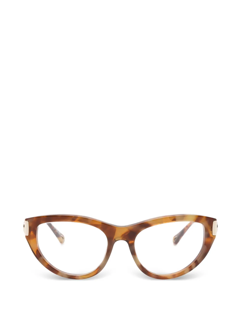 Chloé Eyewear Occhiali cat-eye - Marrone