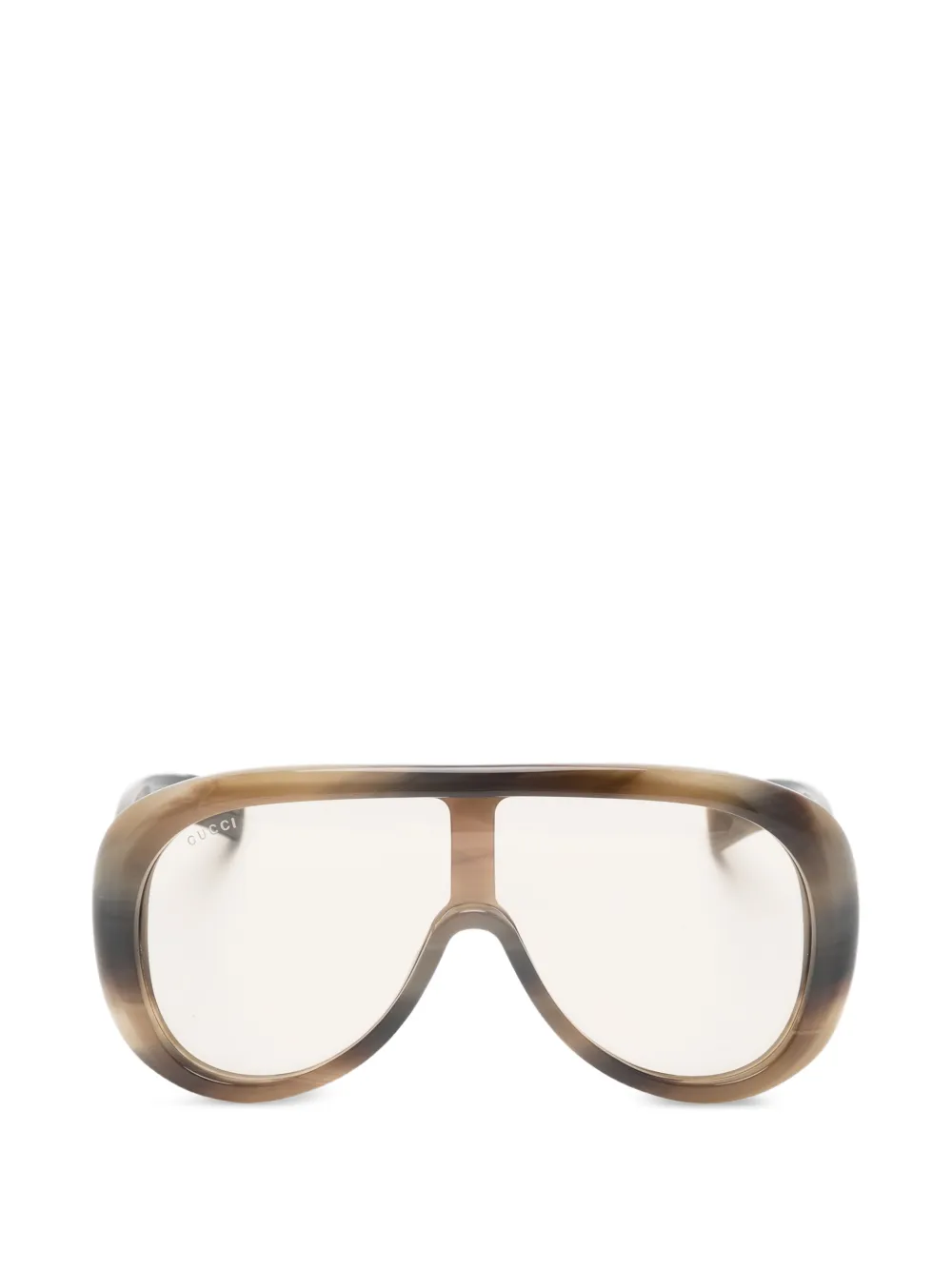 Gucci Eyewear pilot-frame sunglasses - Marrone