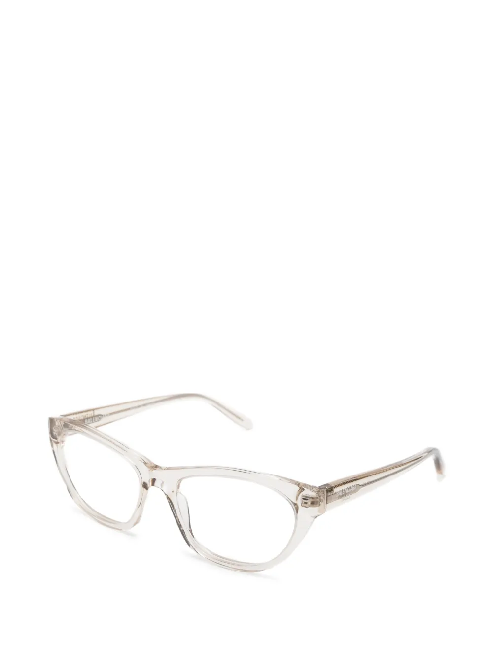 Balenciaga Eyewear Bril met geometrisch montuur Beige