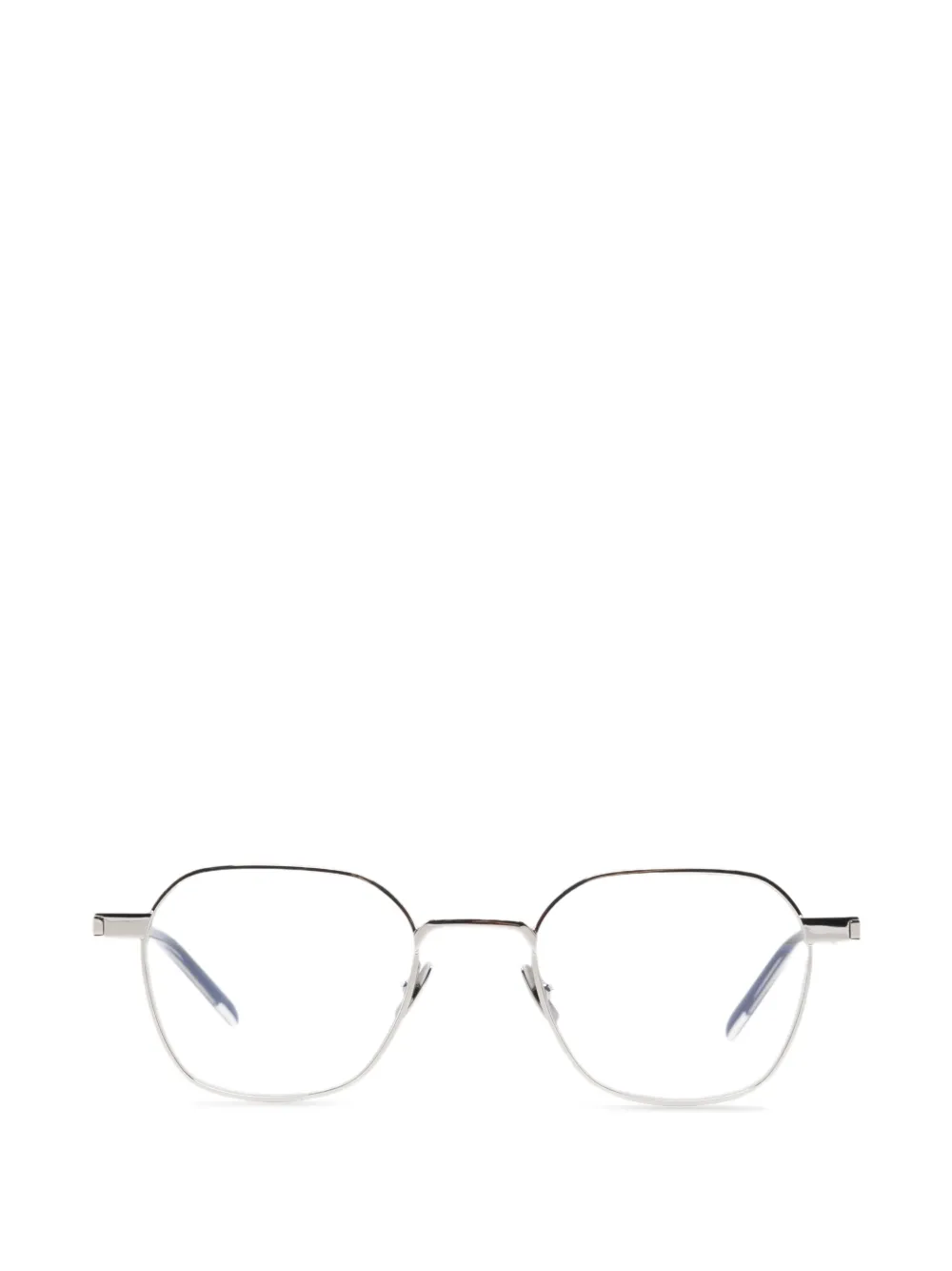 Saint Laurent Eyewear Occhiali con montatura geometrica - Argento
