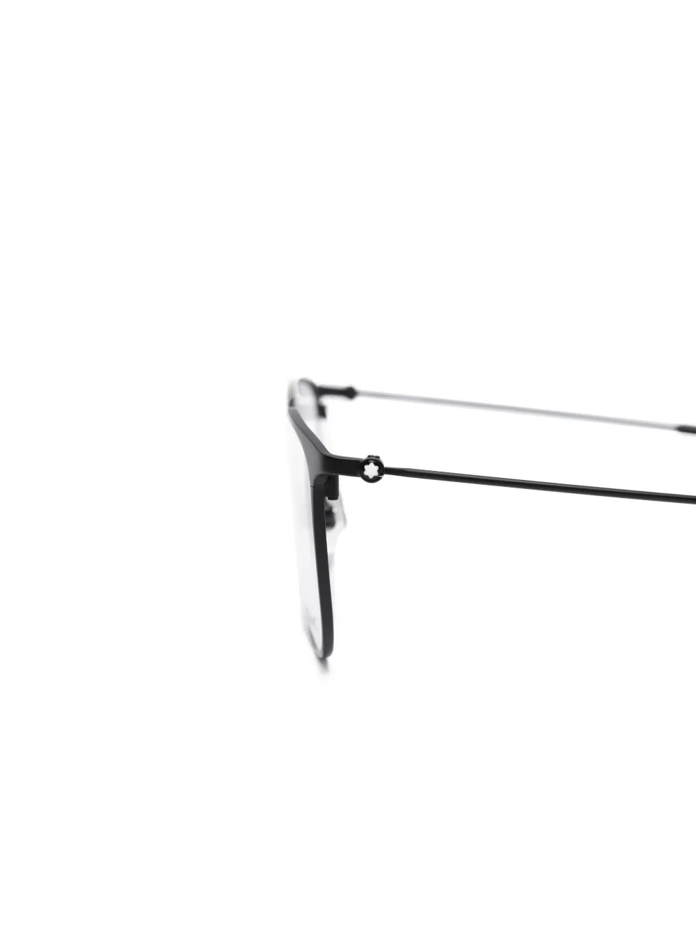 Montblanc Bril met rond montuur Zwart