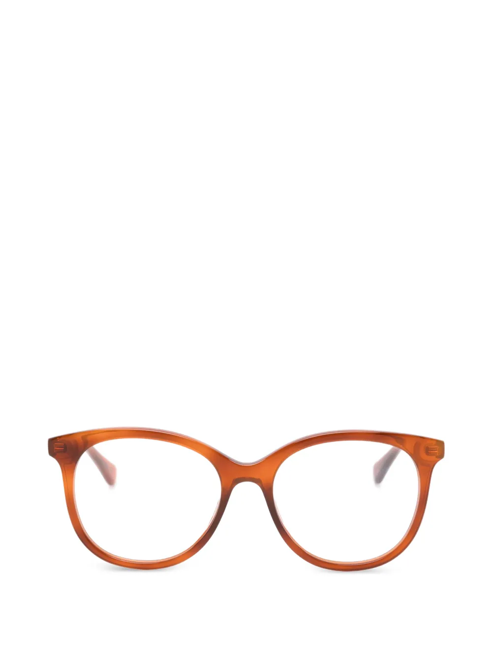 Chloé Eyewear Occhiali con logo - Arancione