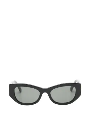 Gucci Eyewear キャットアイ サングラス | ブラック | FARFETCH JP