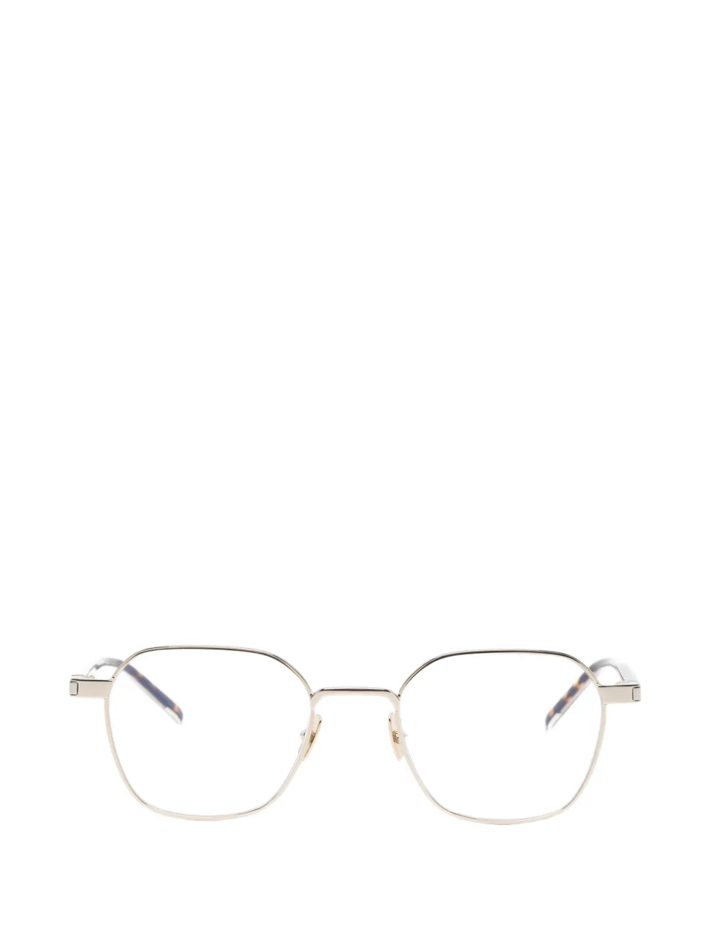 Saint Laurent Eyewear Occhiali con inserti spessi - Oro