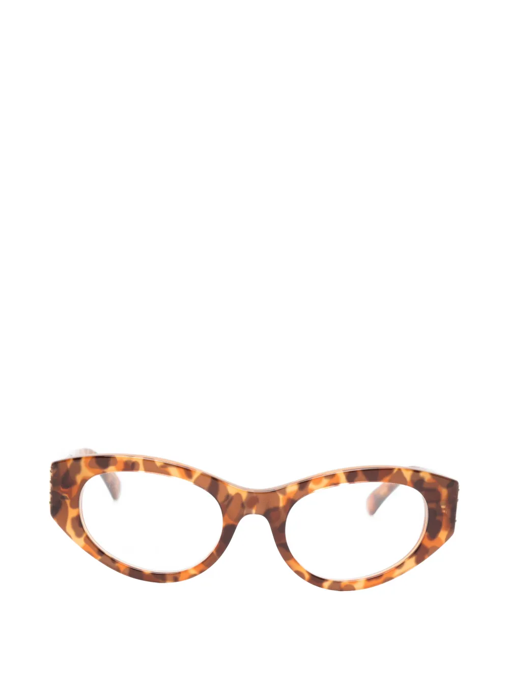 Gucci Eyewear geometric glasses - Marrone