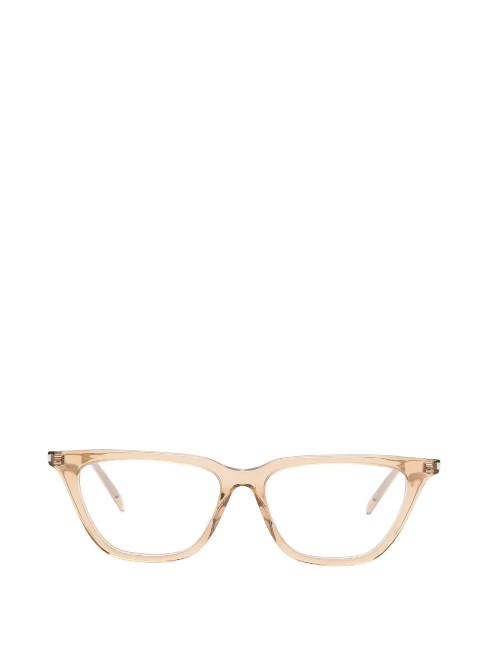 Saint Laurent Eyewear rectangle-frame glasses - Toni neutri