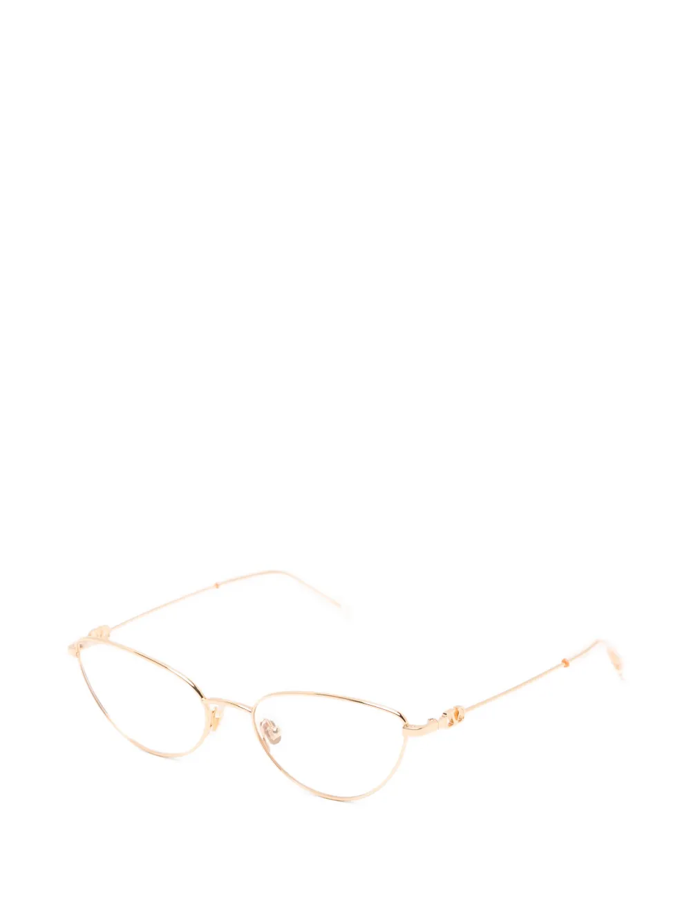 VALENTINO GARAVANI EYEWEAR Bril met cat-eye montuur Goud