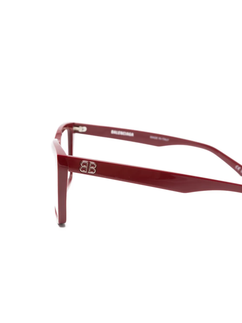 Balenciaga Eyewear Bril met vierkant montuur Rood