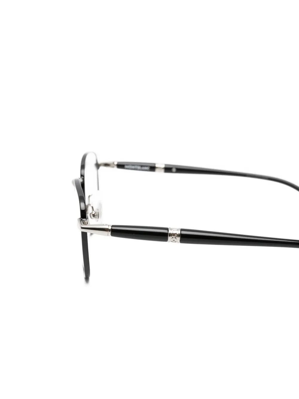 Montblanc Round-frame Glasses - Black 