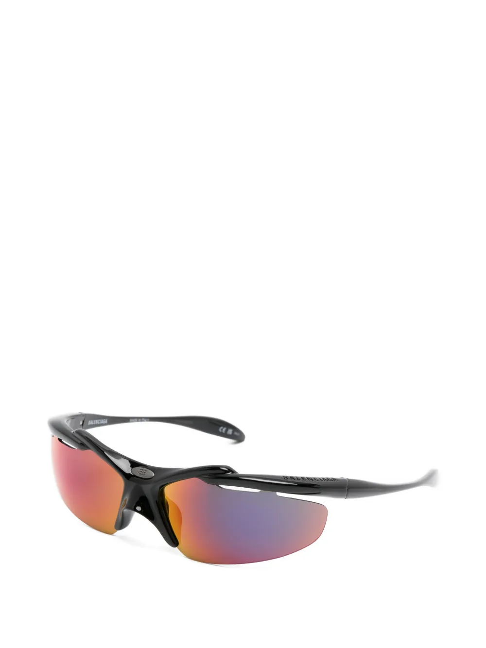 Balenciaga Eyewear Zonnebril met geometrisch montuur Zwart