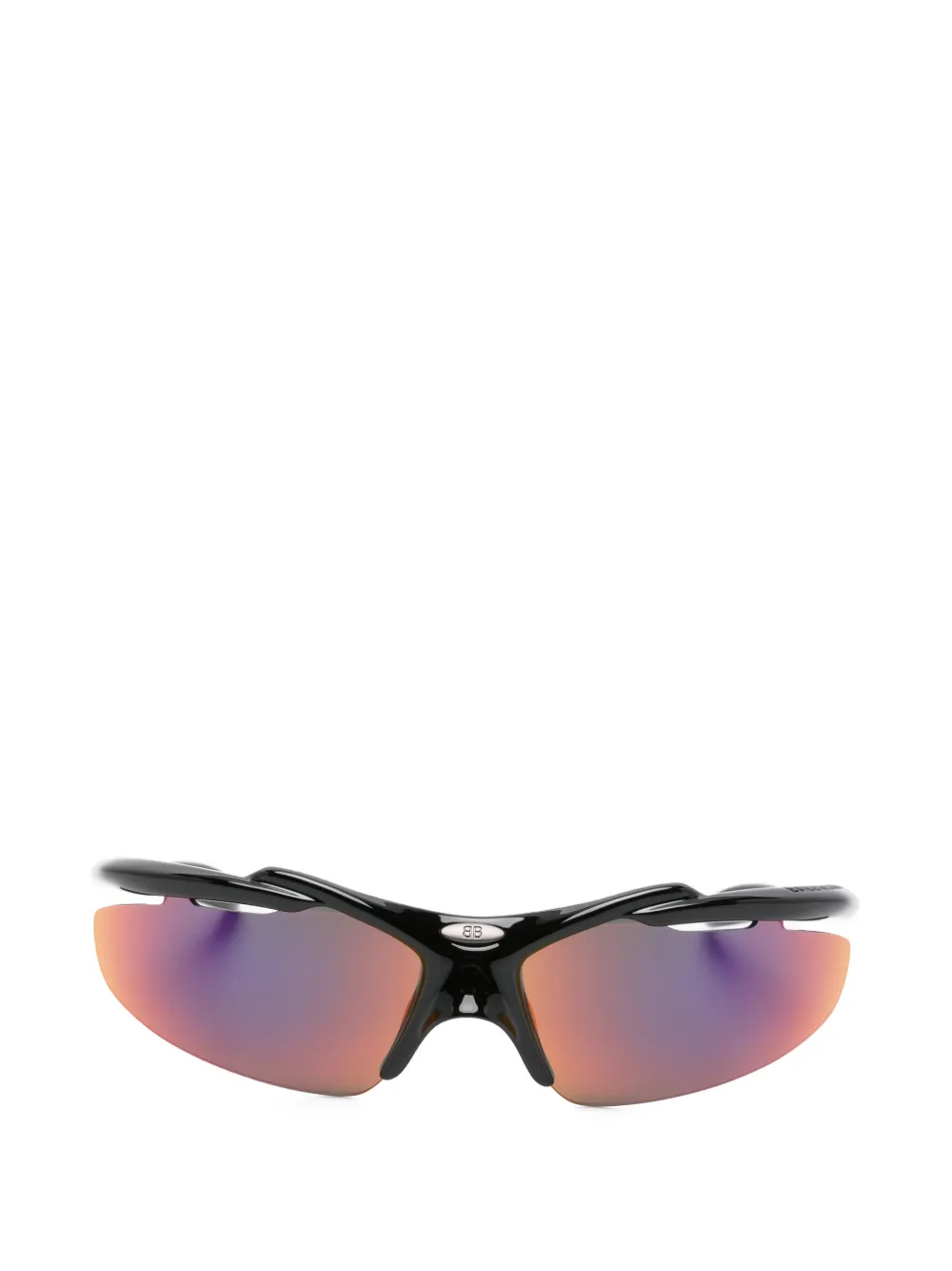 Balenciaga Eyewear Occhiali da sole geometrici - Nero
