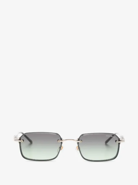 Montblanc lentes de sol con armazón cuadrada