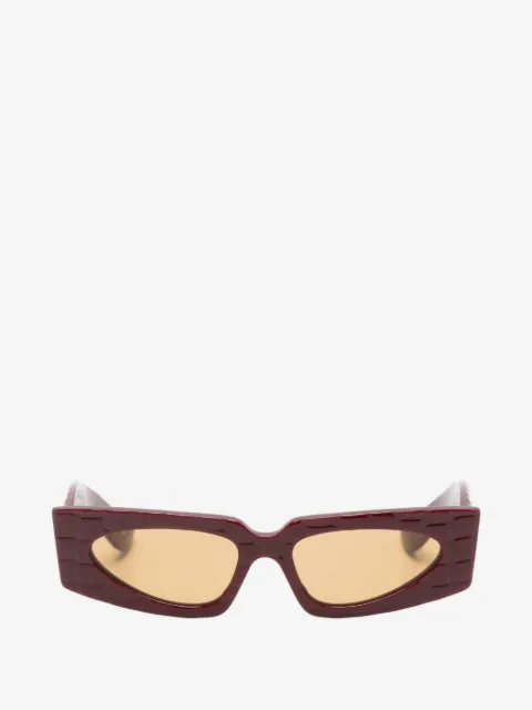 VALENTINO GARAVANI EYEWEAR VLogo croc-effect sunglasses
