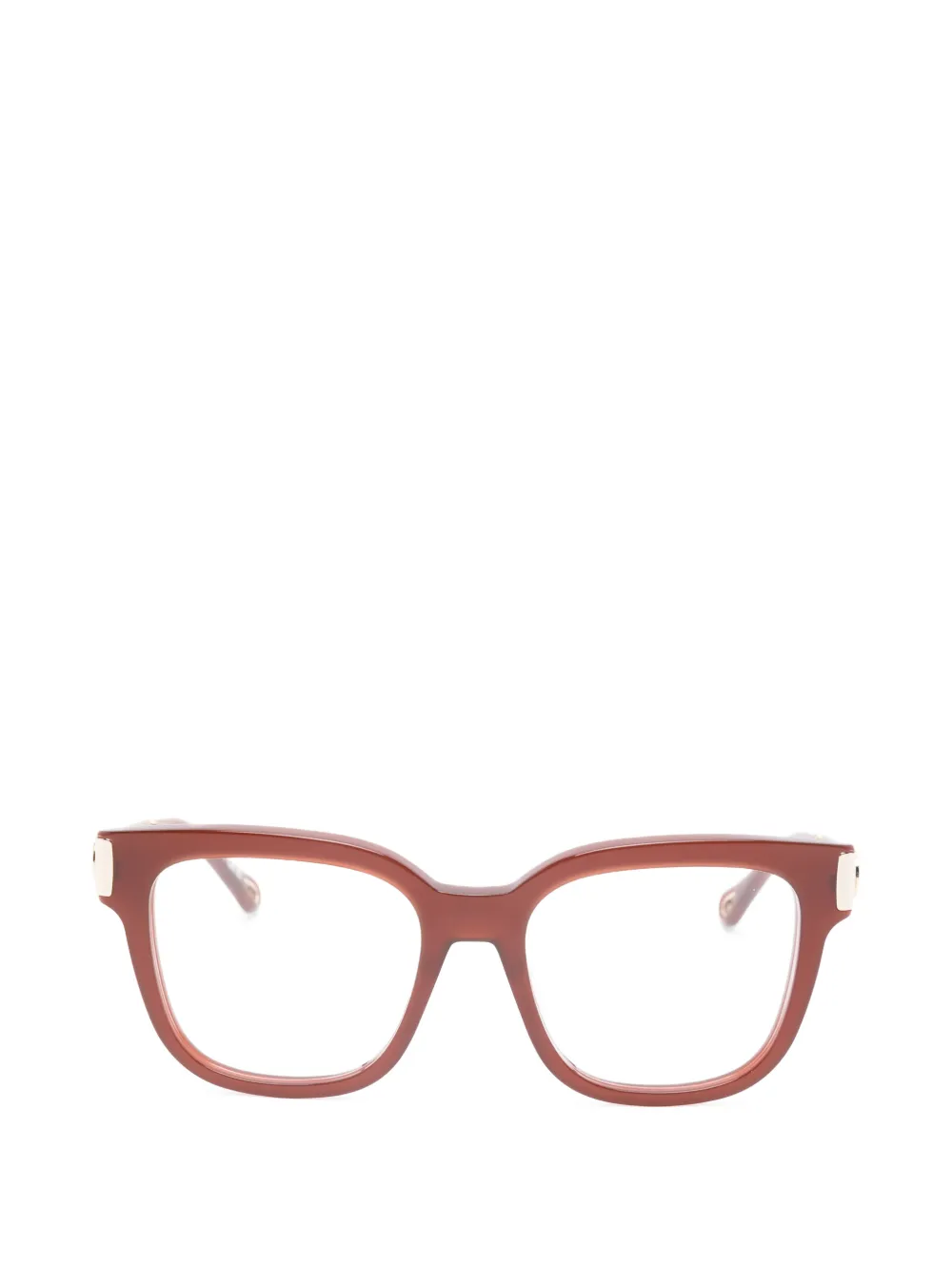 Chloé Eyewear Occhiali squadrati - Marrone