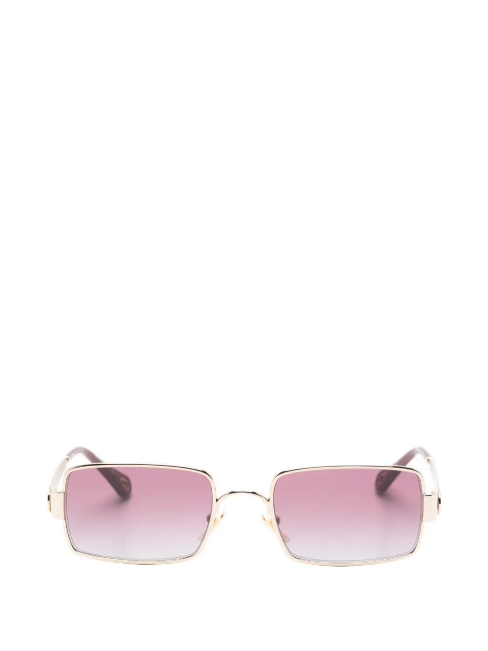 Chloé Eyewear rectangle-shape sunglasses - Oro
