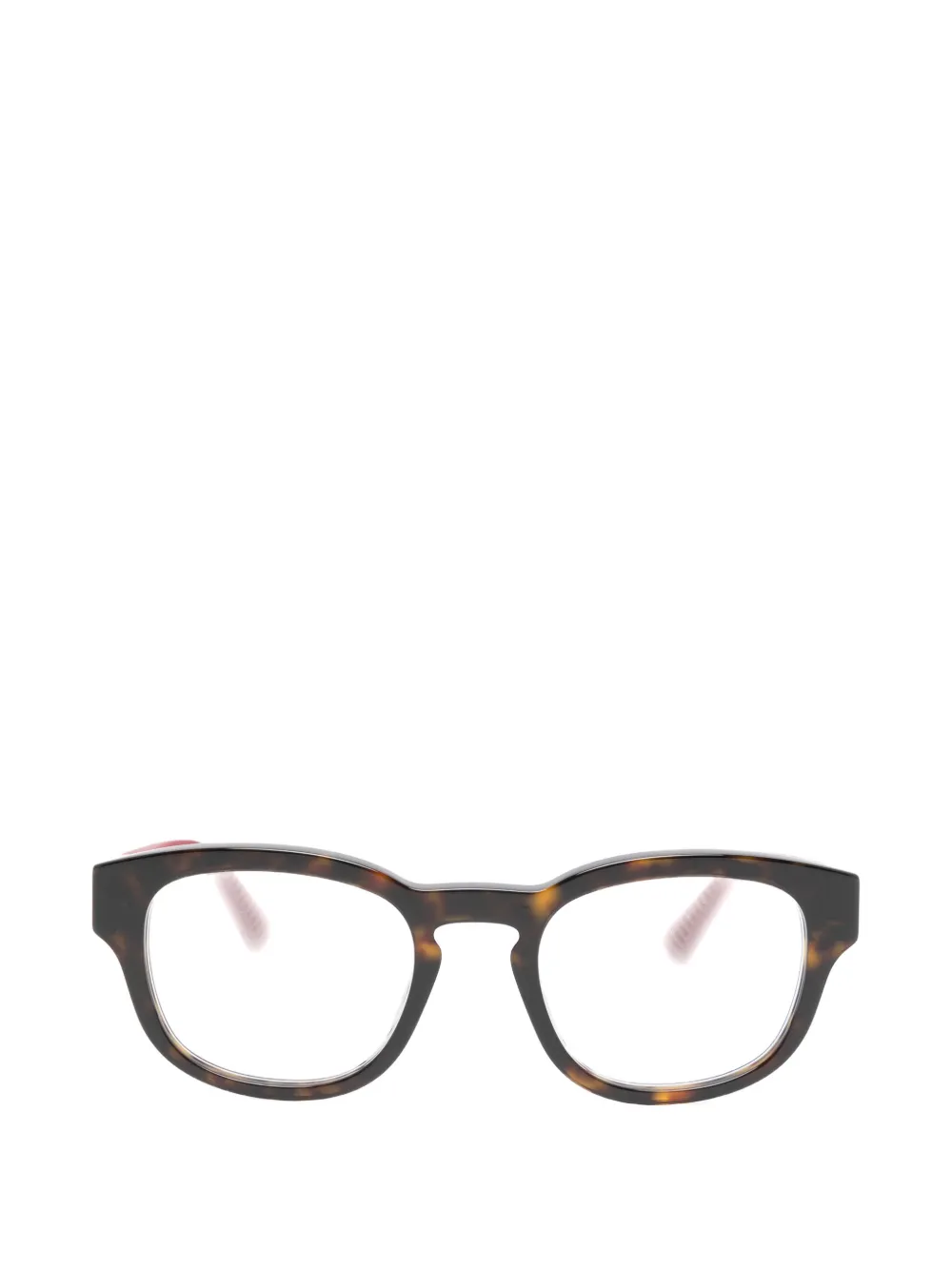 Gucci Eyewear Brille mit eckigem Gestell - Braun