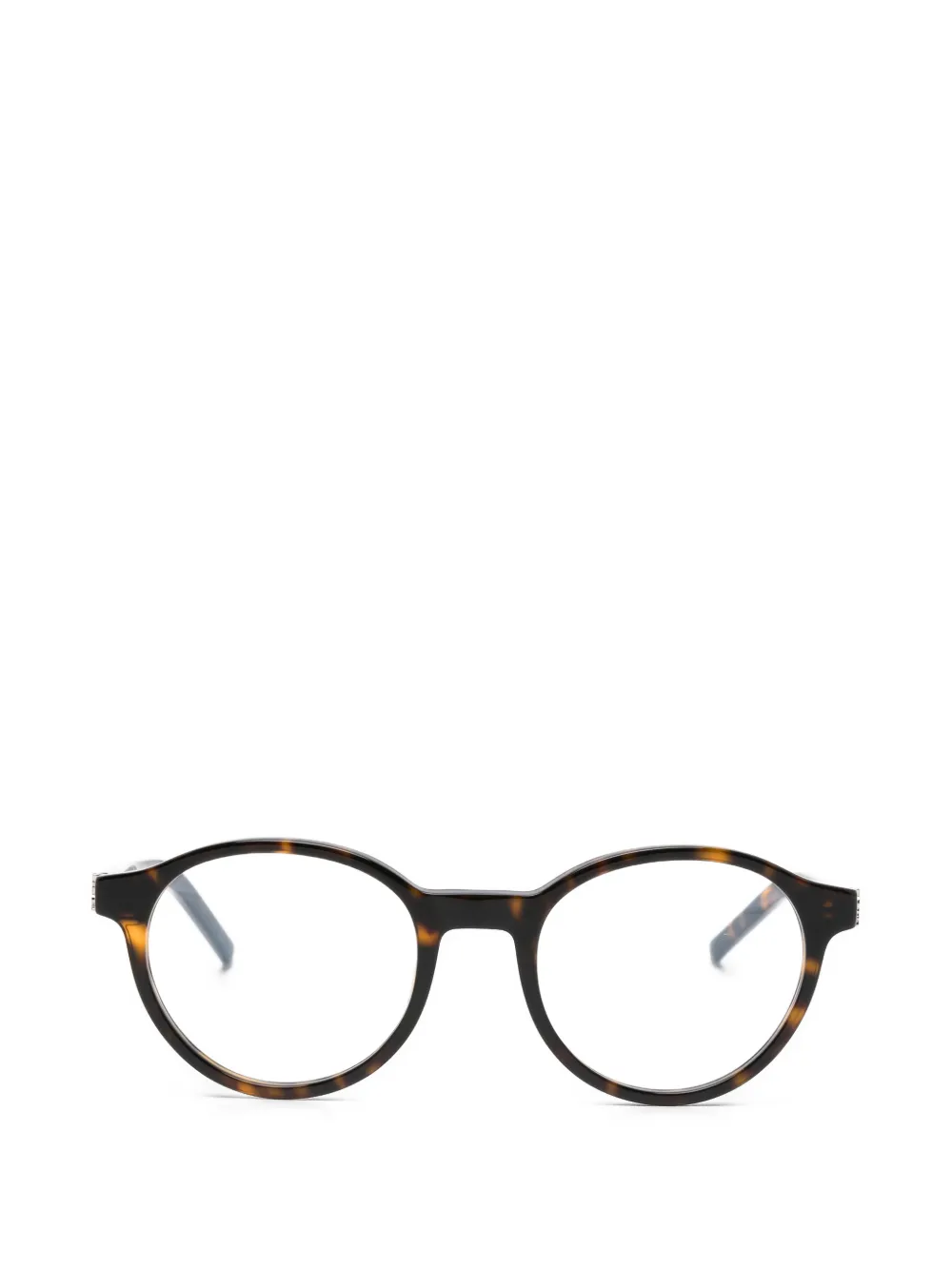 Saint Laurent Eyewear round-frame glasses - Marrone