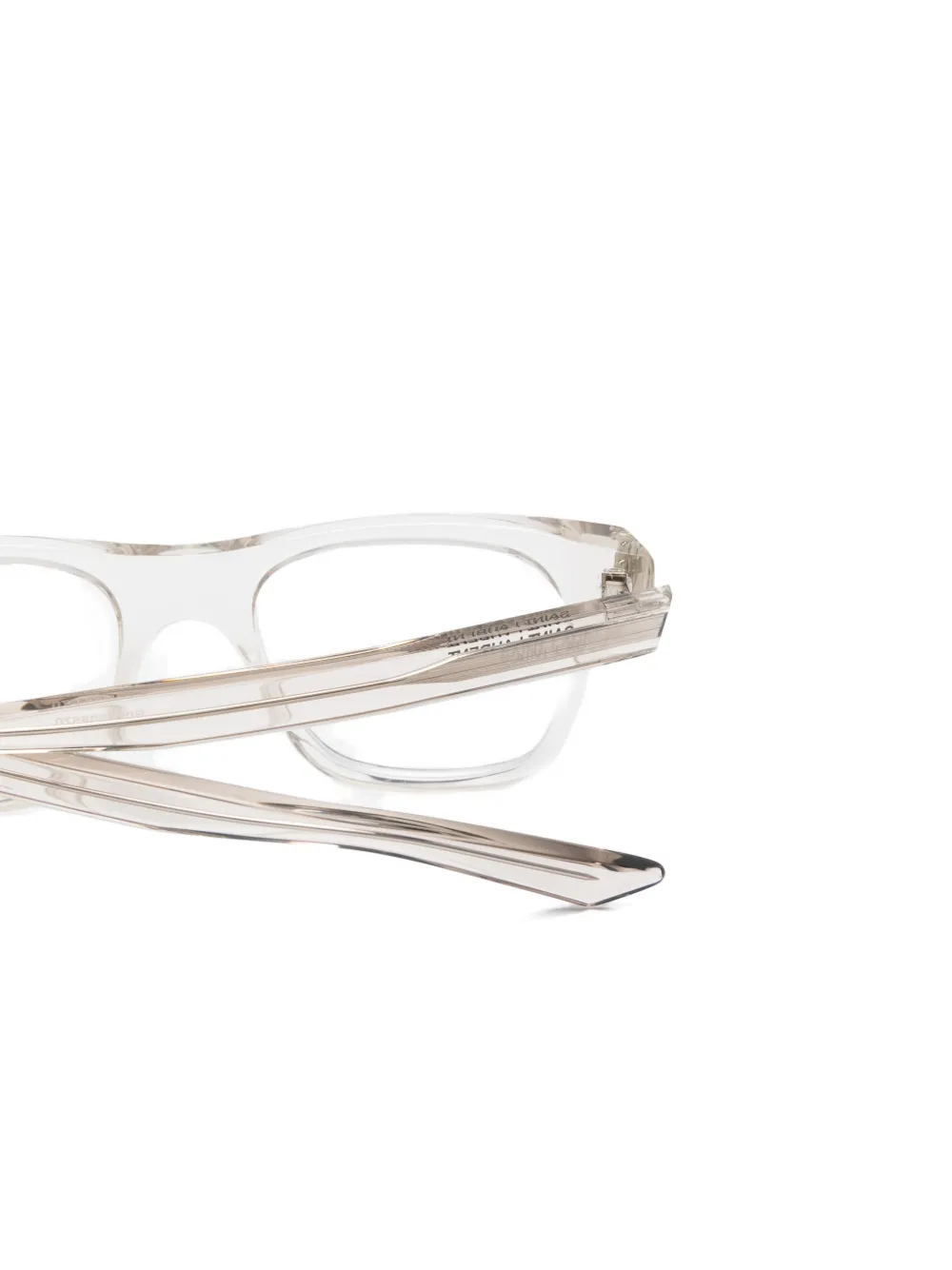 Saint Laurent Eyewear Bril met rechthoekig montuur Grijs
