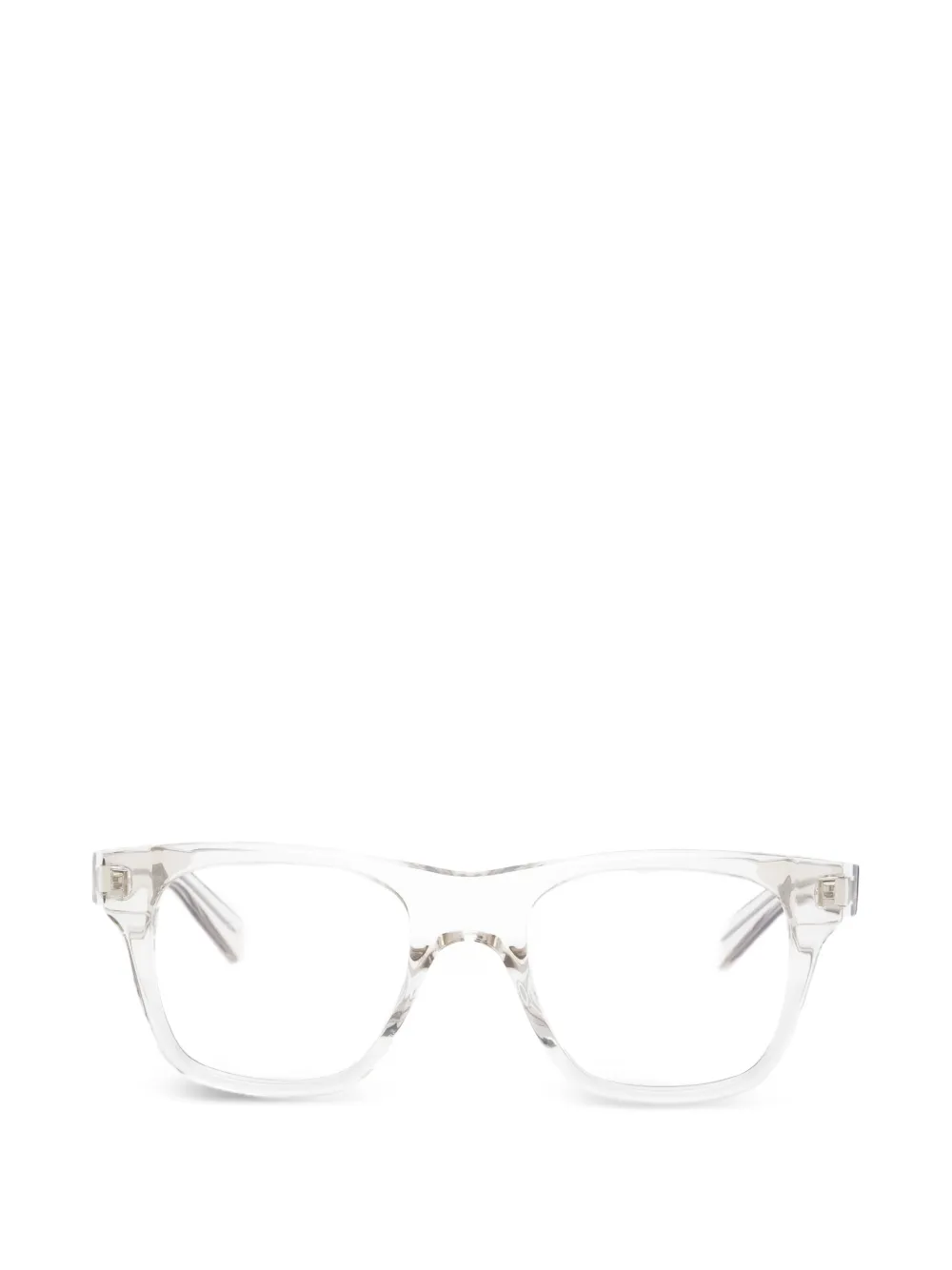 Saint Laurent Eyewear rectangle-frame glasses - Bianco