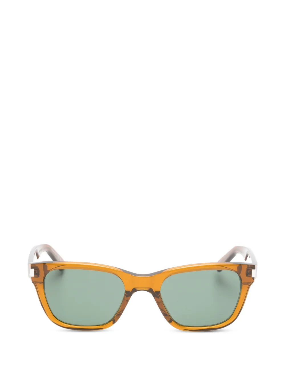 Saint Laurent Eyewear rectangle-frame sunglasses - Marrone