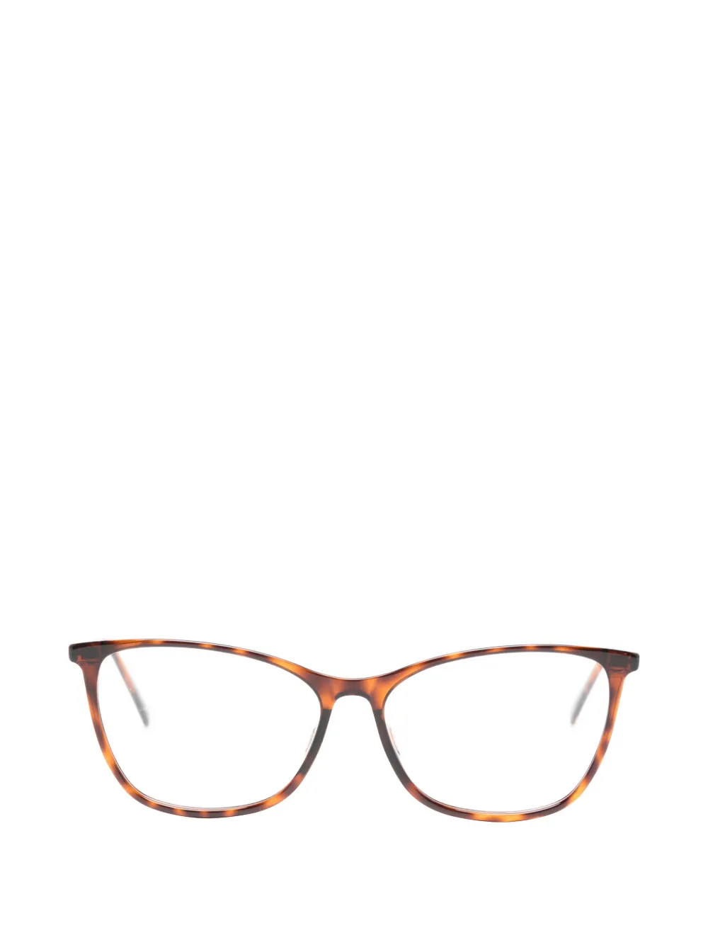 VALENTINO GARAVANI EYEWEAR VLogo tortoise-shell glasses - Marrone