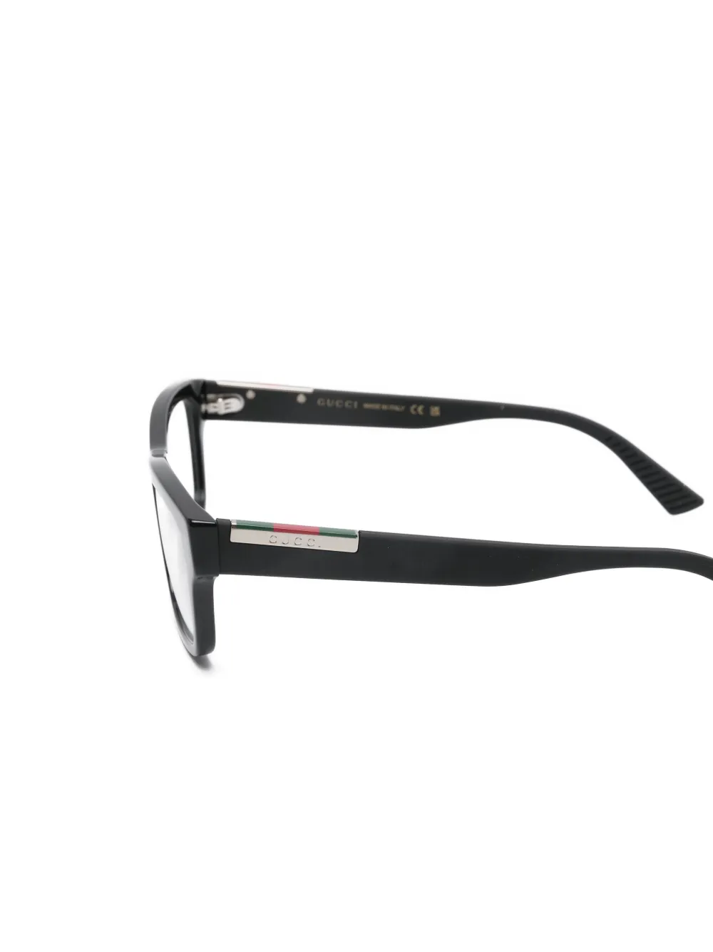 Gucci Eyewear Bril met rechthoekig montuur Zwart