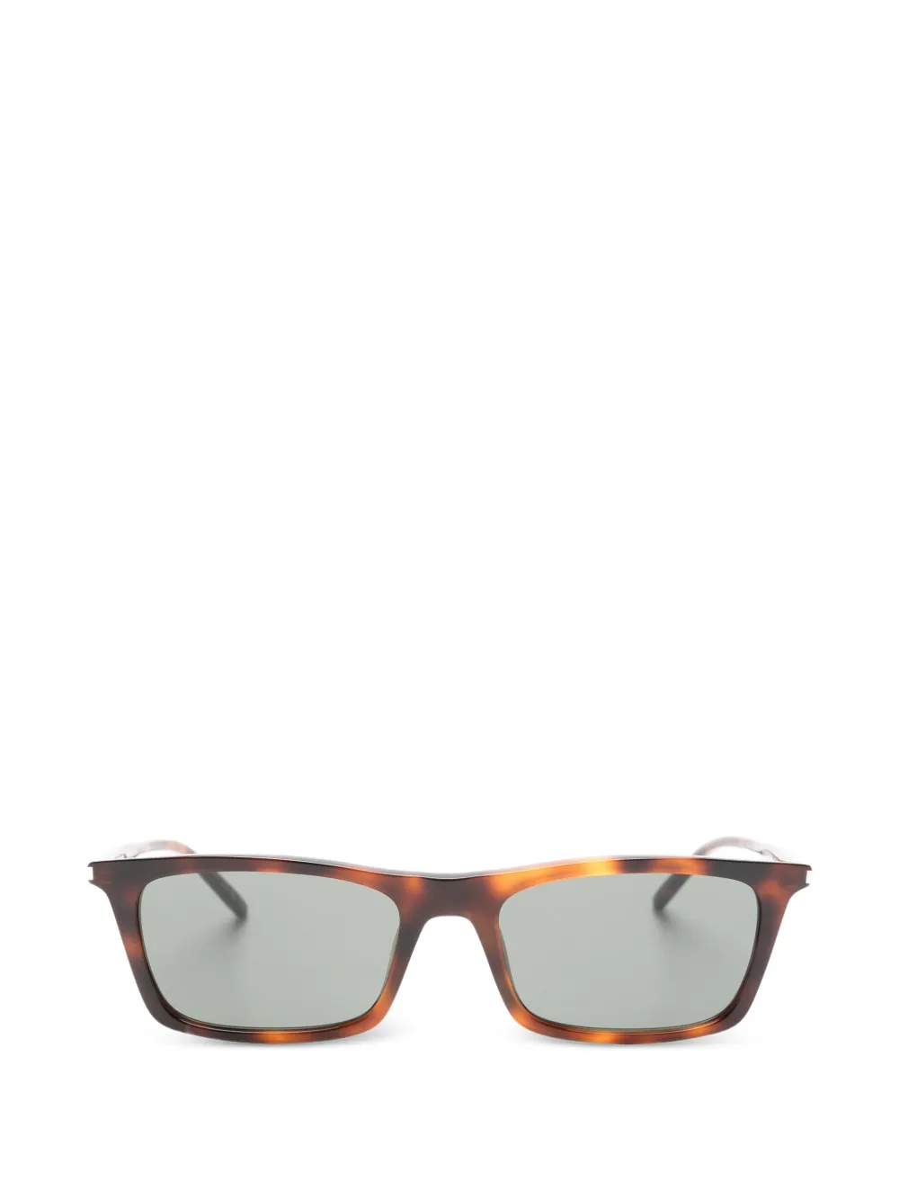 Saint Laurent Eyewear Occhiali da sole Betty con motivo tartarugato - Marrone