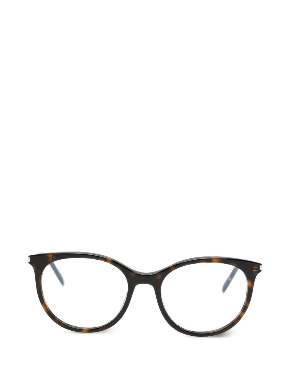 Saint Laurent Eyewear Occhiali con lenti trasparenti - Marrone