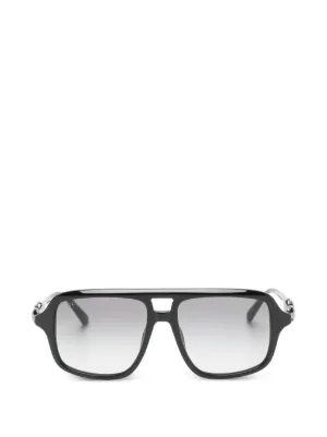 Gucci Eyewear バンブーサングラス | ブラック | FARFETCH JP