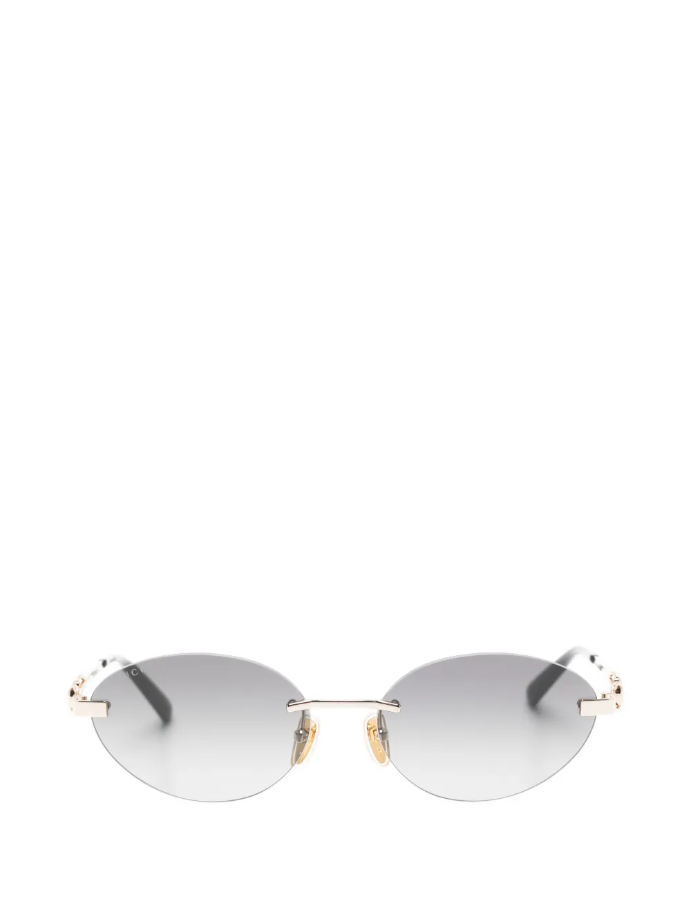 Gucci Eyewear oval-frame sunglasses - Oro