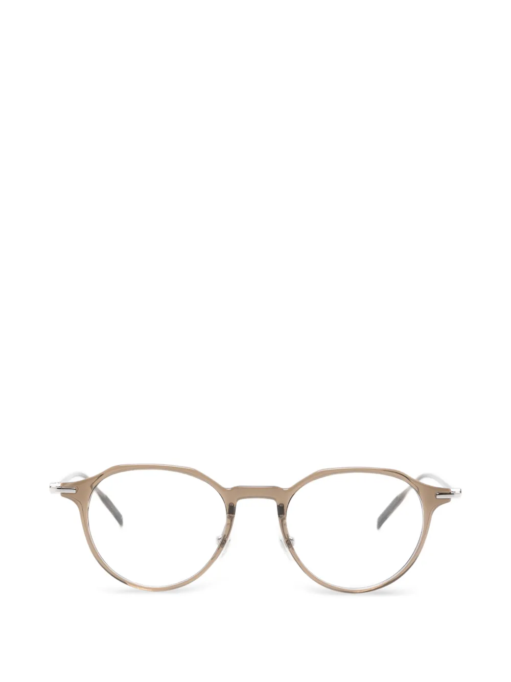 Montblanc round-frame glasses - Marrone