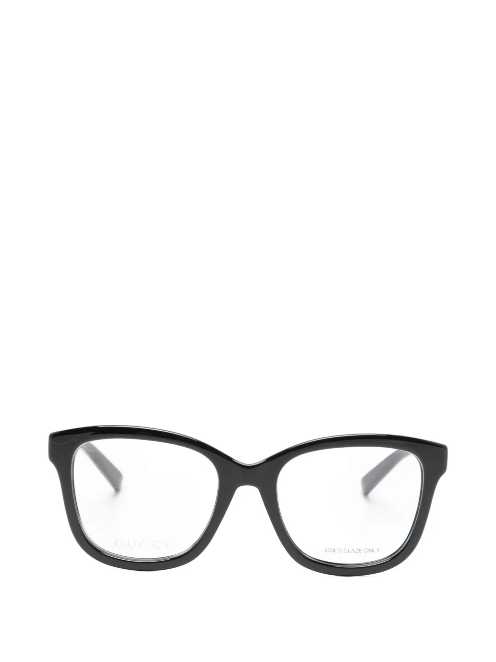 Gucci Eyewear logo-detail glasses - Schwarz