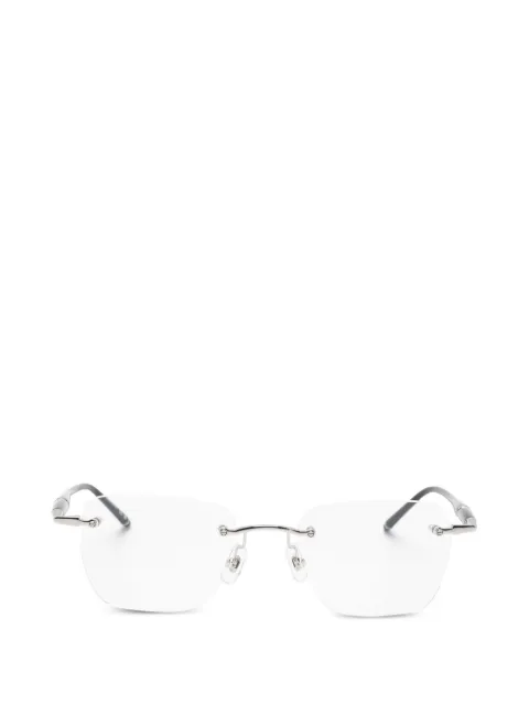 Montblanc rimless rectangle glasses
