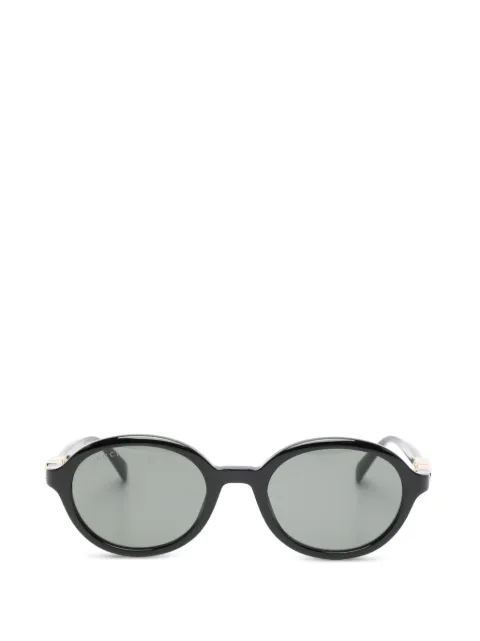 Gucci Eyewear logo oval-frame sunglasses