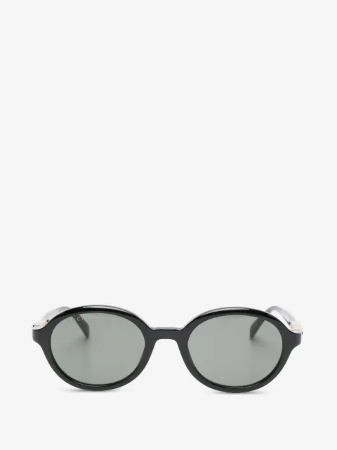 Gucci Eyewear oval logo sunglasses