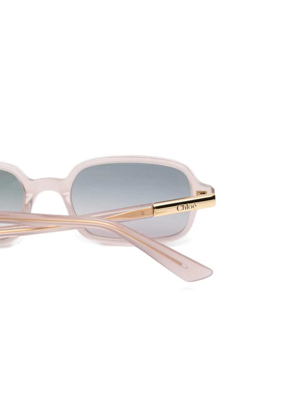  Chloé Eyewear Occhiali Da Sole Ovali - Rosa 