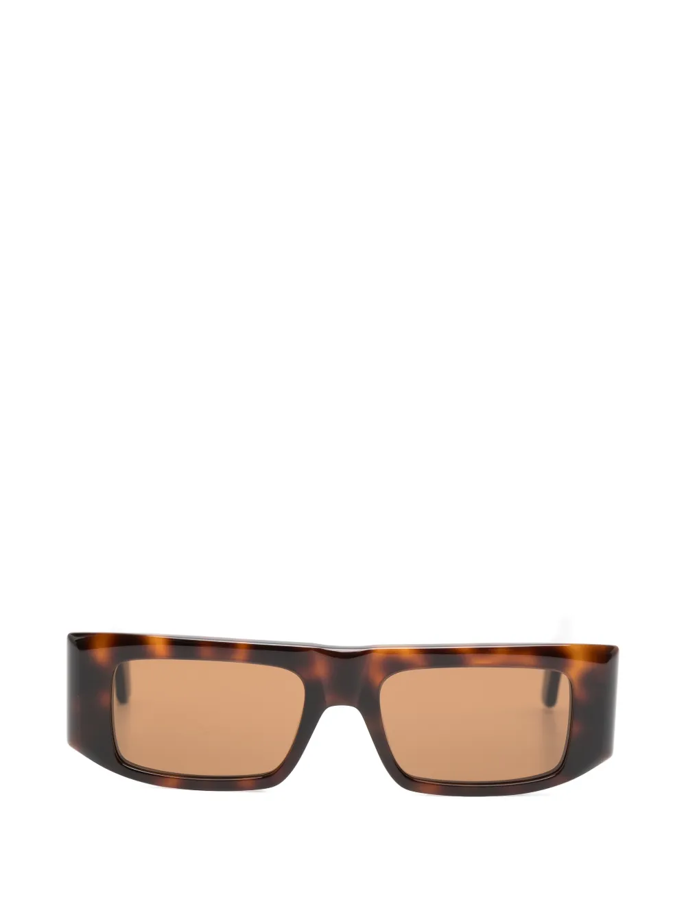 VALENTINO GARAVANI EYEWEAR Occhiali da sole VLogo rettangolari - Marrone