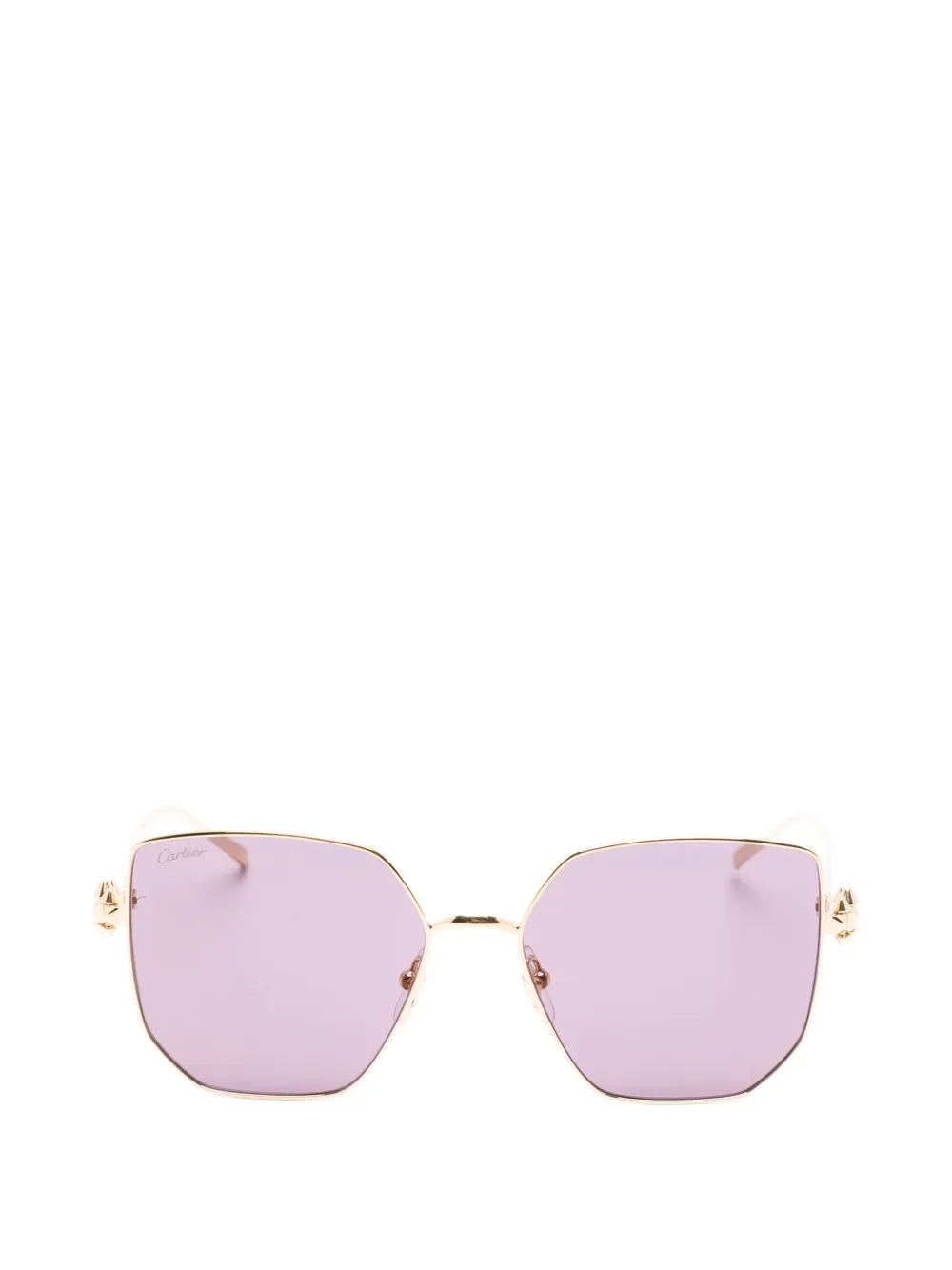 Cartier Eyewear square-frame sunglasses - Gold