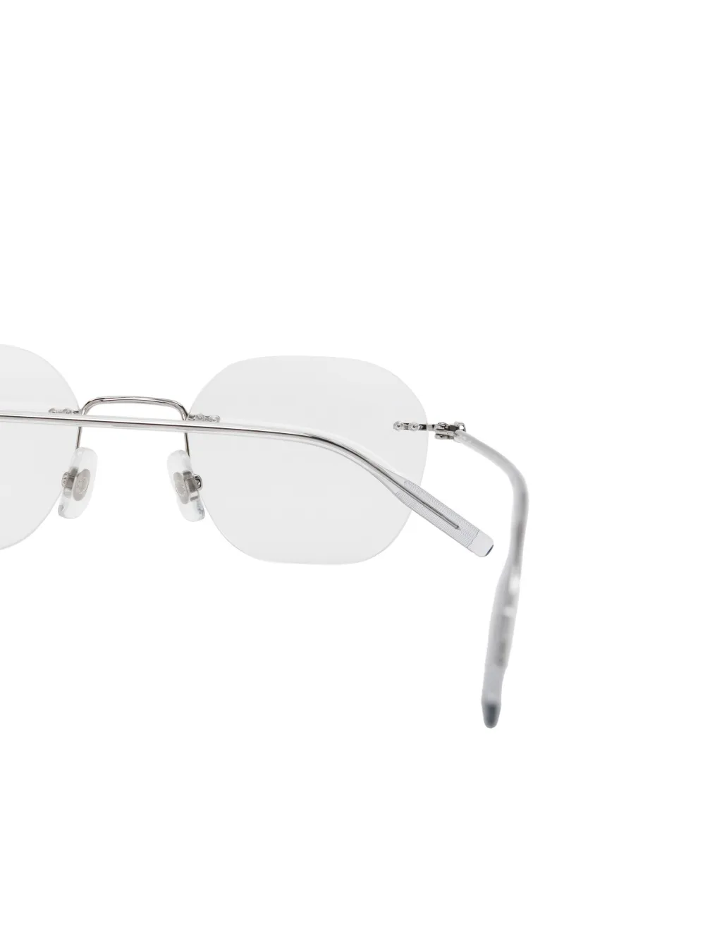 Montblanc Bril met rond montuur Zilver