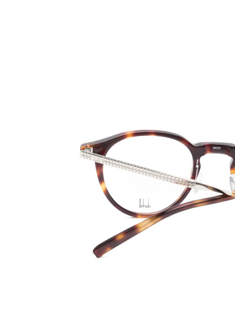  Dunhill Round-frame Glasses - Brown 