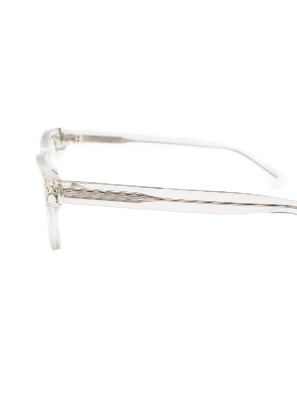 Saint Laurent Eyewear Sl876 zonnebril met rond montuur Beige