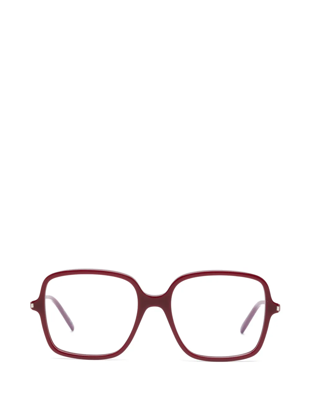 Saint Laurent Eyewear square-frame glasses - Rosso