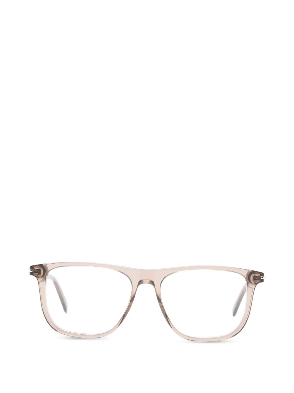 Gucci Eyewear rectangle-frame glasses - Toni neutri