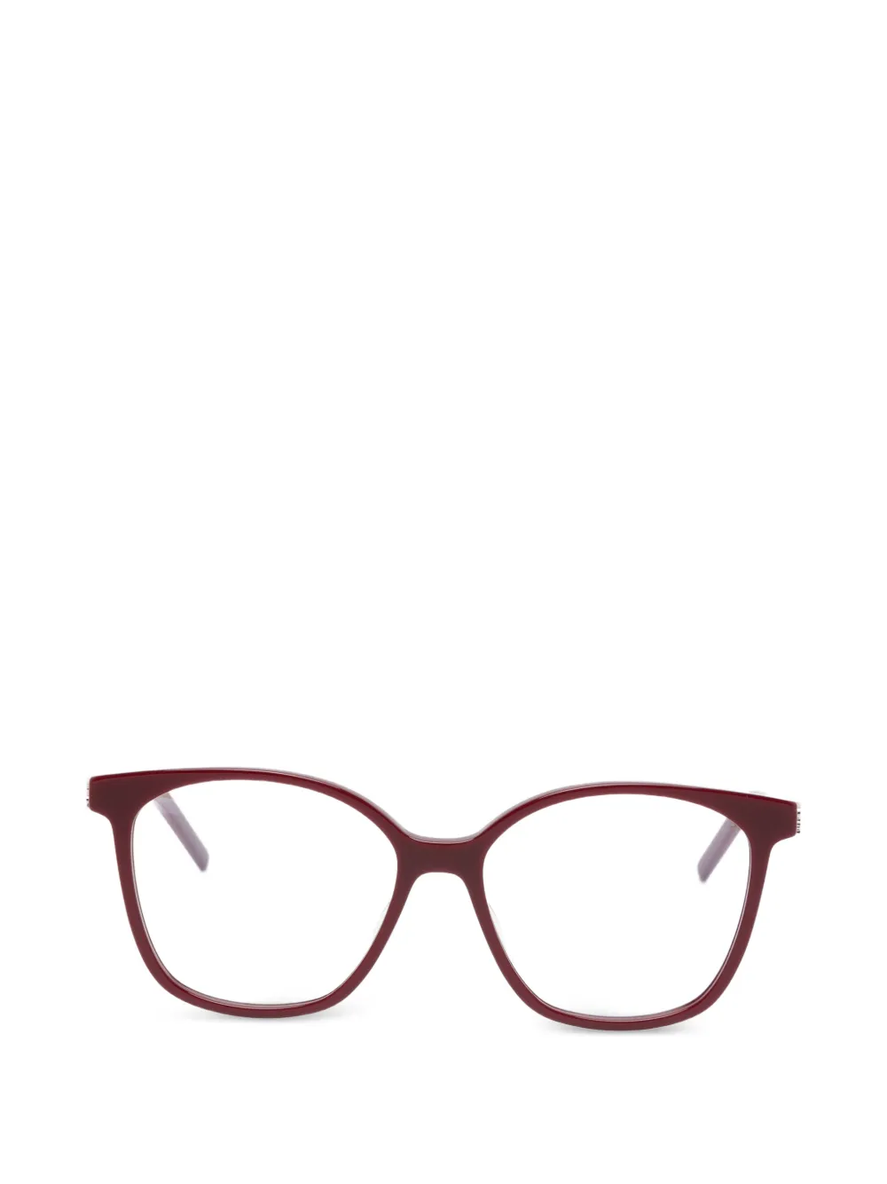 Saint Laurent Eyewear Occhiali con montatura geometrica - Rosso