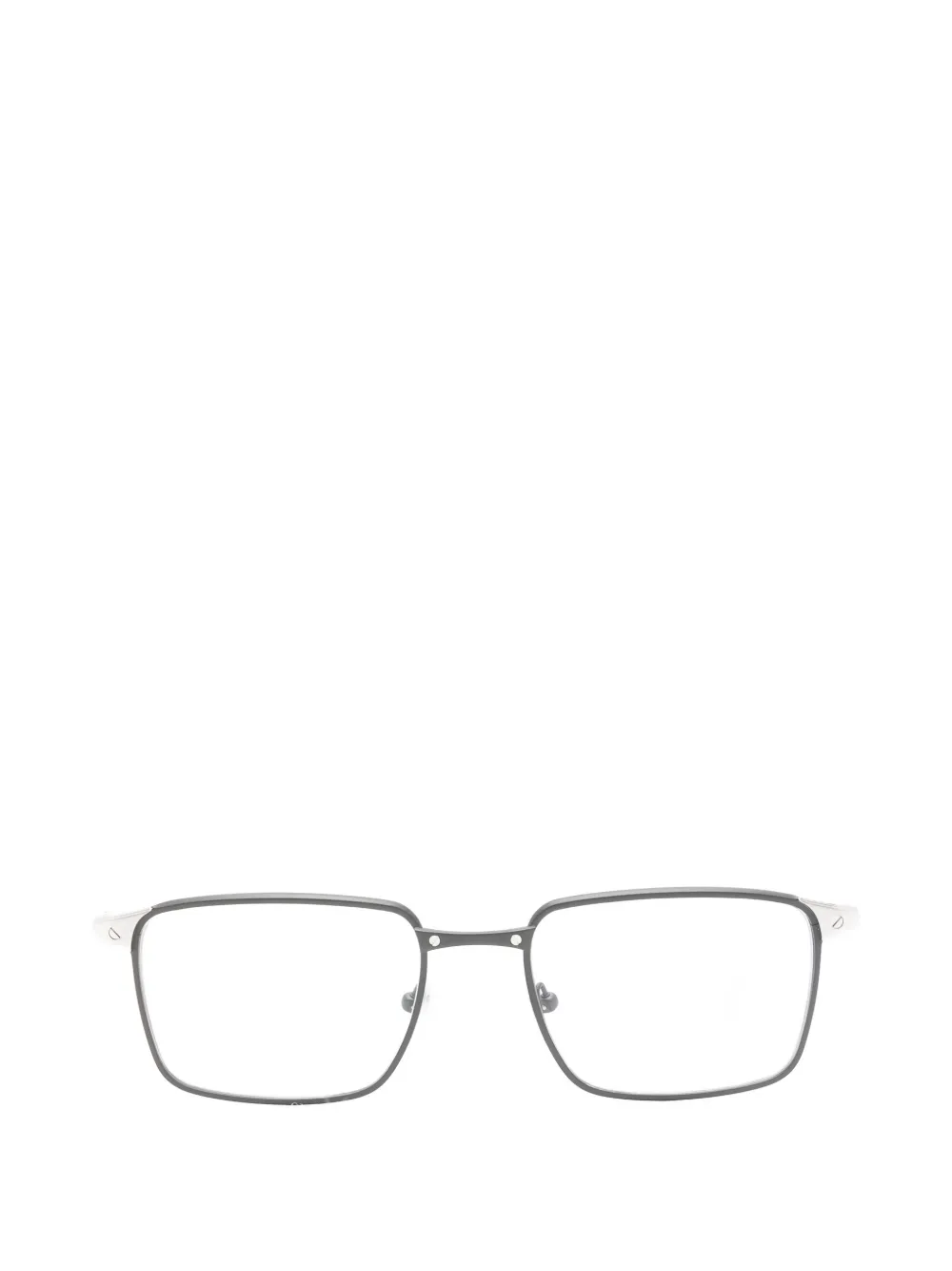 Cartier Eyewear rectangle-frame glasses - Grigio