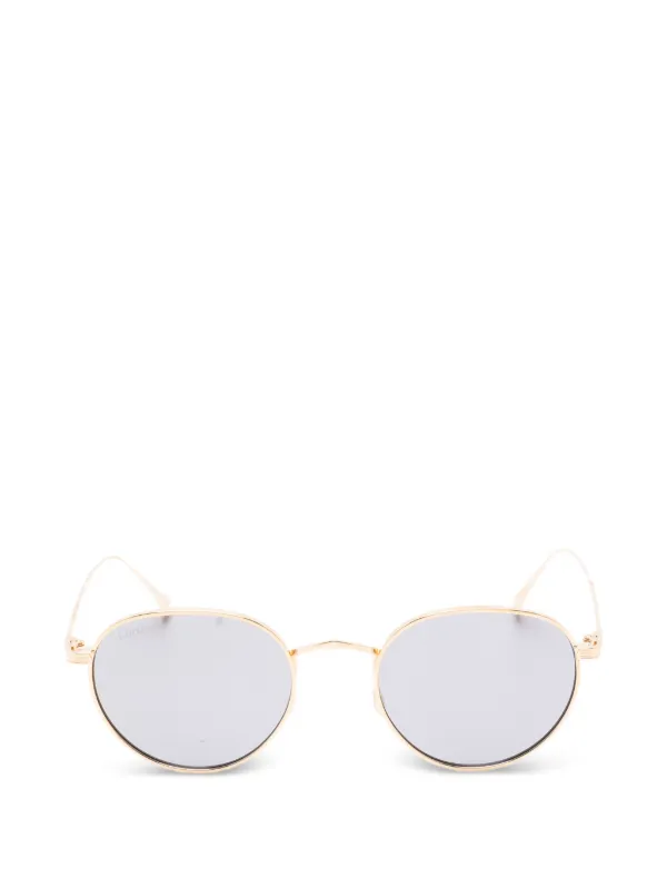 Cartier Eyewear オーバルフレーム サングラス | ゴールドトーン