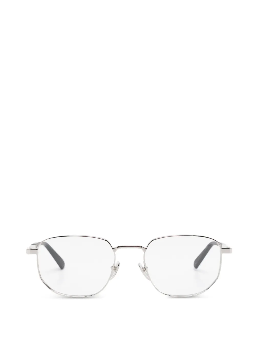 Gucci Eyewear geometric frame glasses - Silber